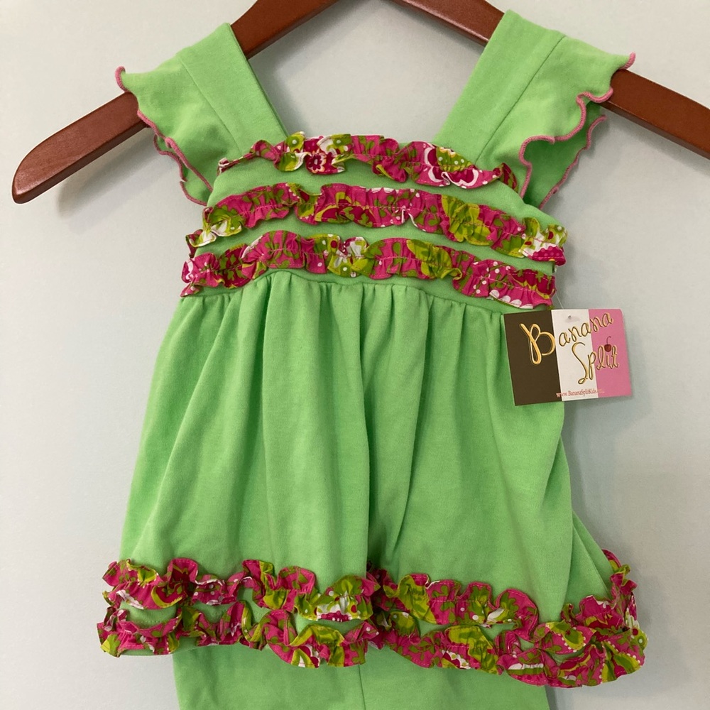 Adorable lime green girls 3T set